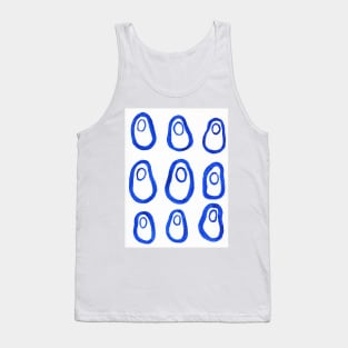 Blue avocado Tank Top